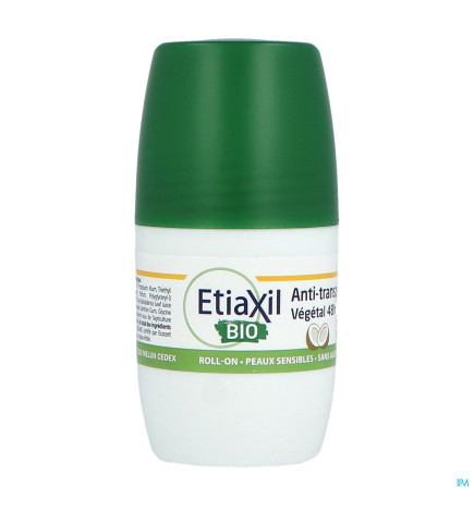 ETIAXIL – Roll-on anti-transpirant végétal bio, 50 ml