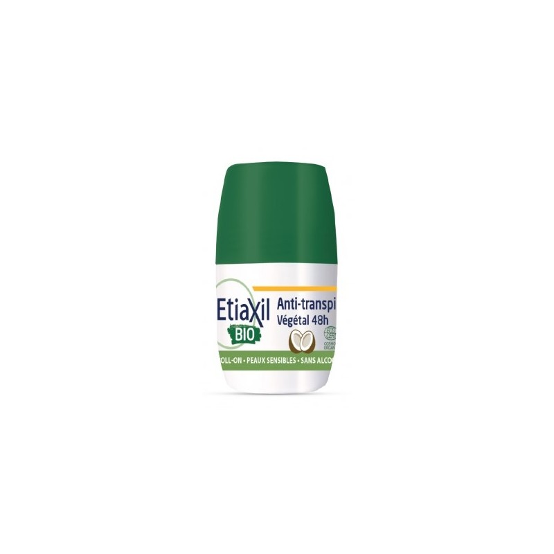 ETIAXIL Anti-Transpirant Végétal BIO Roll On 50 ml