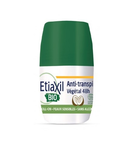 ETIAXIL Anti-Transpirant Végétal BIO Roll On 50 ml