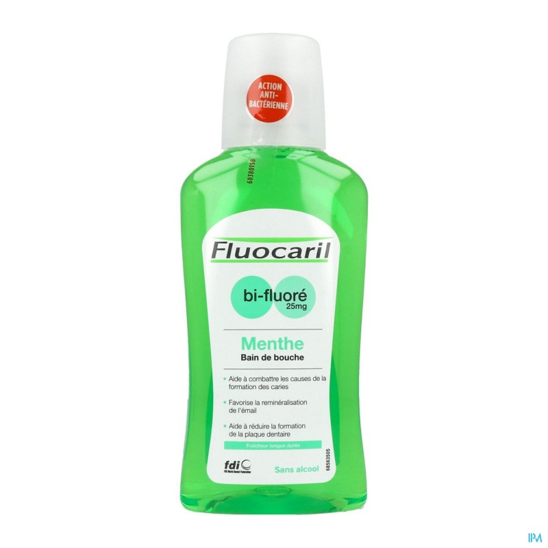 Fluocaril – Bain de Bouche Anti-Caries Fluor & Zinc, 300 ml