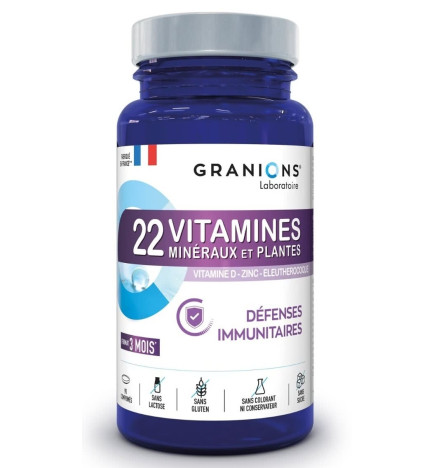 Granion 22 vitamines Défense Immunitaire x 90