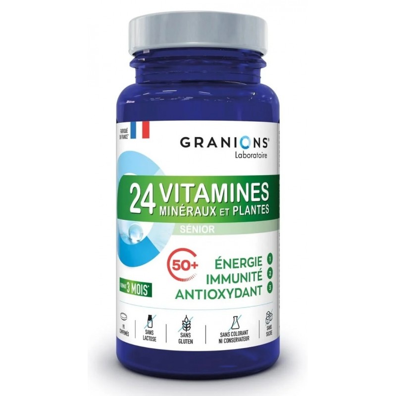 Granion 24 vitamines Sénior 90 comprimés