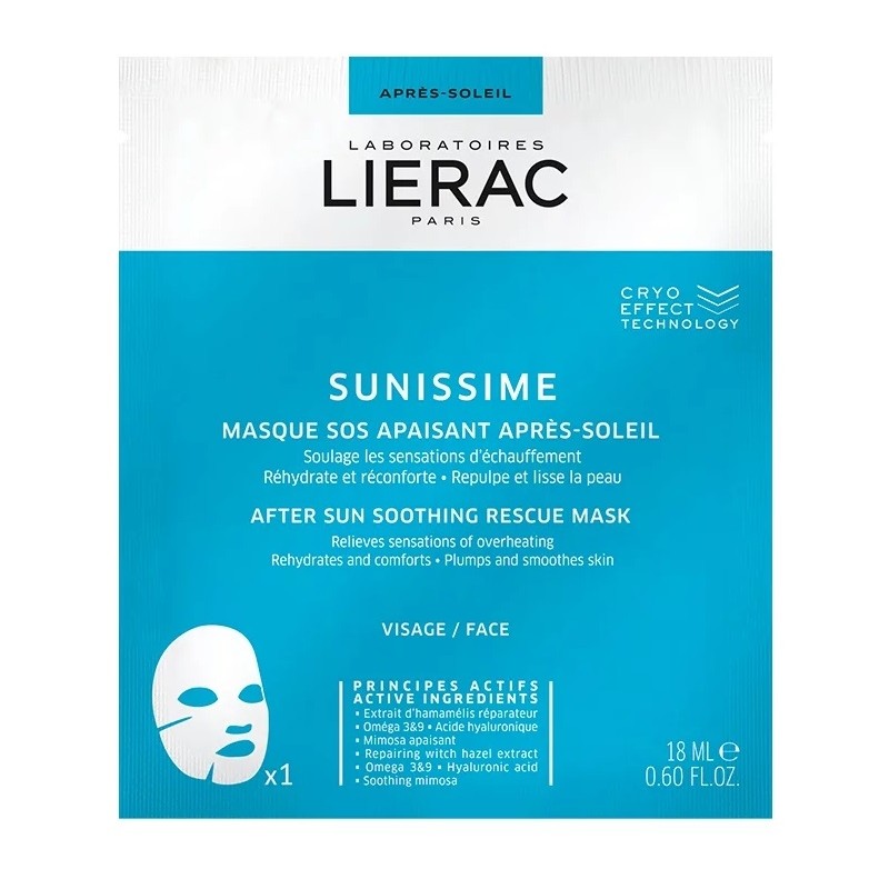 Lierac Sunissime Masque SOS Apaisant Après Soleil 18 ml