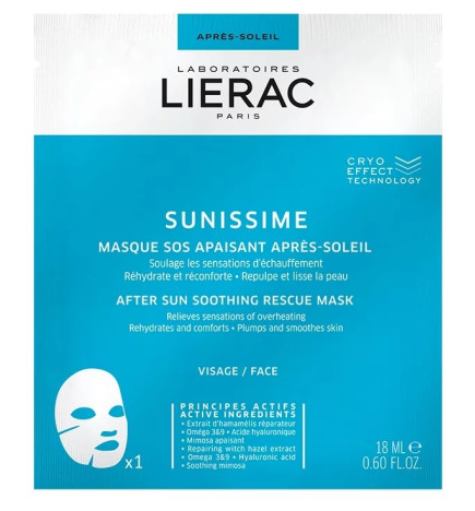 Lierac Sunissime Masque SOS Apaisant Après Soleil 18 ml