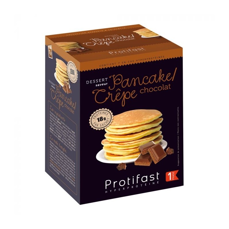 Protifast Crêpes/Pancakes Chocolat x 7 sachets