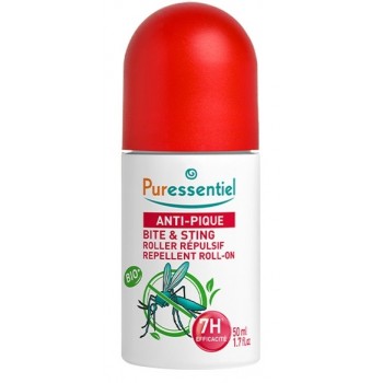 Puressentiel Roller Répulsif Anti-Pique Bio 50 ml