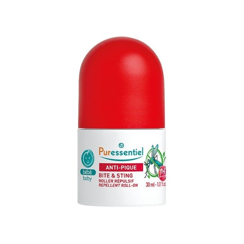 Puressentiel Roller Répulsif Bébé Anti-Pique Bio 30 ml