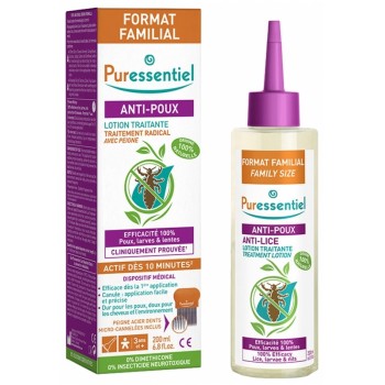 Puressentiel Anti-Poux Lotion 200 ml + Peigne