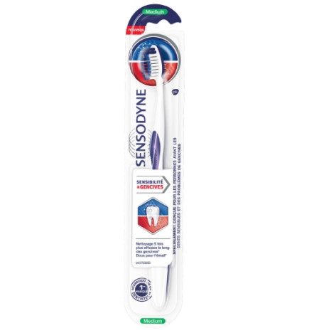 Sensodyne Brosse à dents Sensibilité et gencives Médium