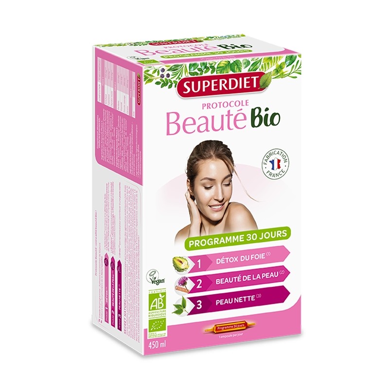 Superdiet Protocole Beauté 30 ampoules