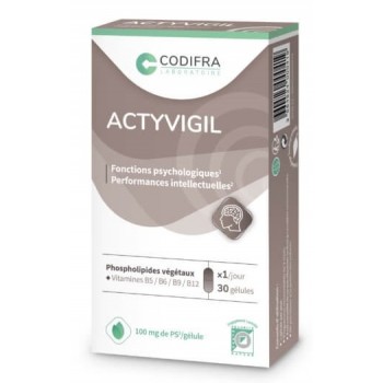 Codifra Actyvigil - Compétences intellectuelles 30 gélules