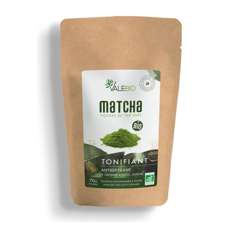 Valebio Thé vert Matcha Bio 70 g