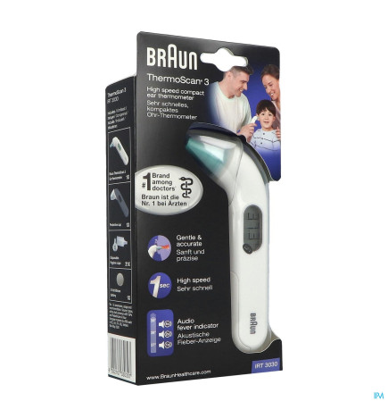 Braun – Thermomètre auriculaire Thermoscan 3