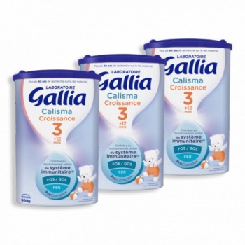 Gallia Calisma Croissance Tripack 2 + 1 offert