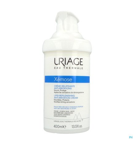 Uriage – Xémose Crème Relipidante Anti-Irritations 400 ml