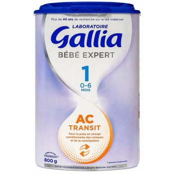 Gallia Lait AC Transit 1 - 0-6mois 800 g