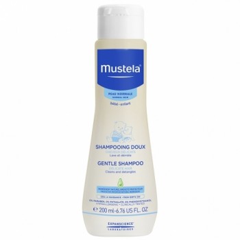 Mustela Shampoing doux bébé à l'avocat Bio 200ml