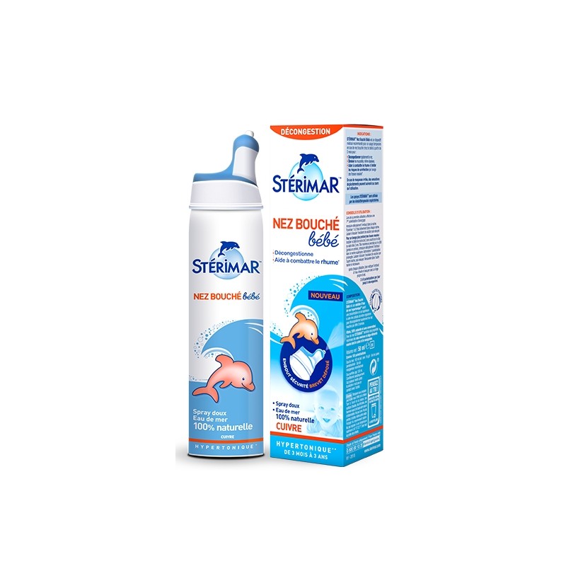 STERIMAR nez bouché bébé  2X100ml