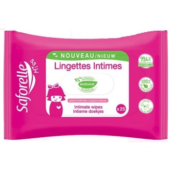 Saforelle Lingettes Intimes Miss x25