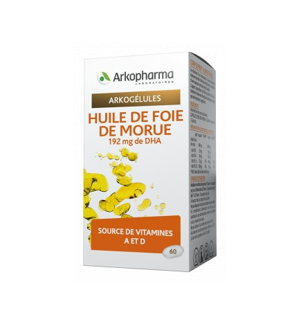 Arkopharma Arkogélules Huile de Foie de Morue