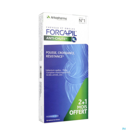 Forcapil – Anti-chute, 90 comprimés
