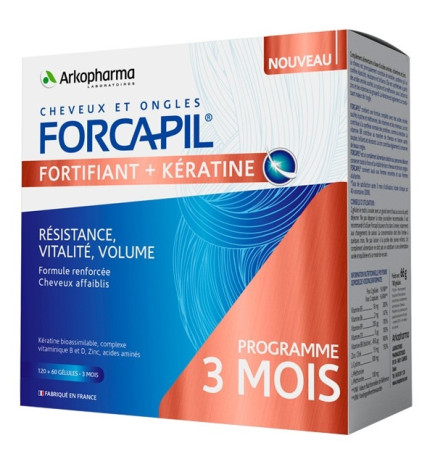 Arkopharma Forcapil® Fortifiant Kératine+ Gel x180