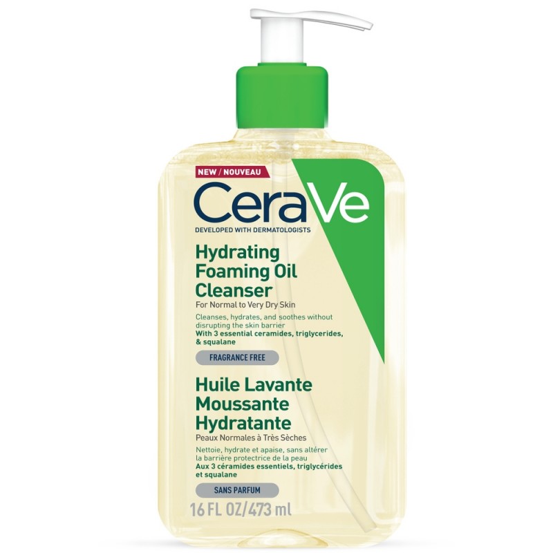 Cerave Huile Lavante Moussante Hydratante 473 ml