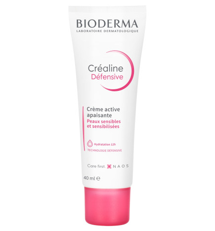 Bioderma – Créaline Défensive, crème apaisante renforcement des défenses cutanées, 40 ml