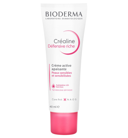 Bioderma – Créaline Défensive, crème apaisante renforcement des défenses cutanées, 40 ml