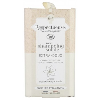 Respectueuse Mon Shampoing Solide Extra Doux 75g