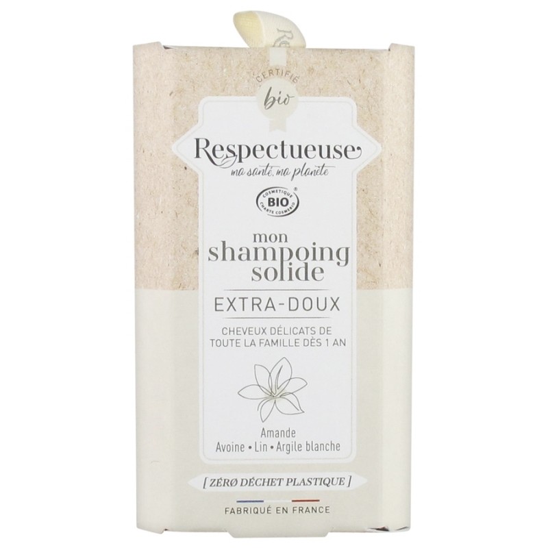 Respectueuse Mon Shampoing Solide Extra Doux 75g