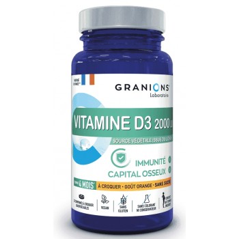 Granions Vitamine D3 2000 UI 30 comprimés