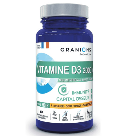 Granions Vitamine D3 2000 UI 30 comprimés