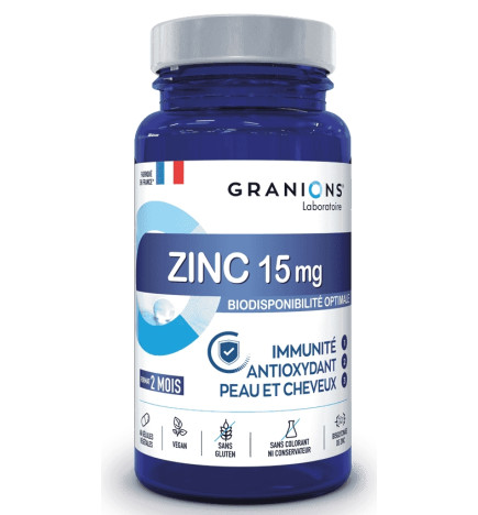 Granions Zinc 15mg 60 gélules