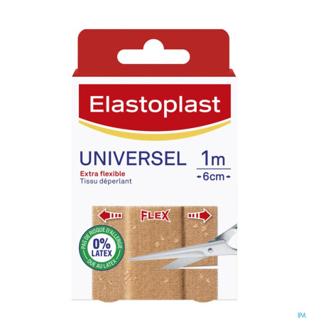 Elastoplast – Pansements Universel 10 bandes 10x6cm à découper