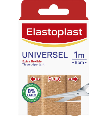 Elastoplast – Pansements Universel 10 bandes 10x6cm à découper
