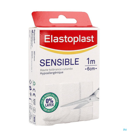 Elastoplast – Pansements Sensibles 10 bandes 10 x 6 cm