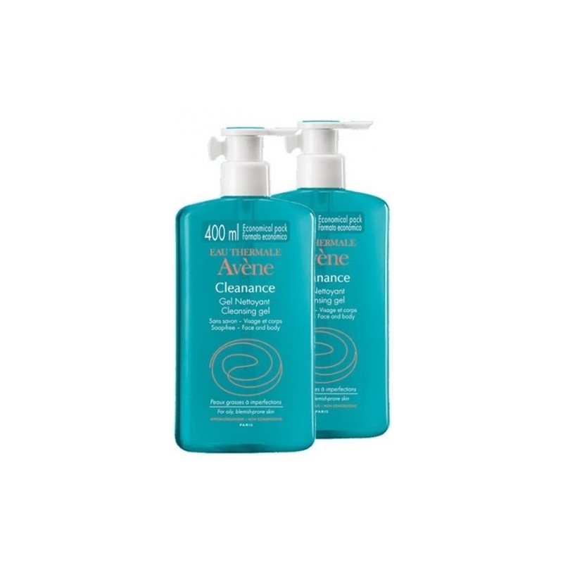 Avene Cleanance Gel Nettoyant 2X400ml