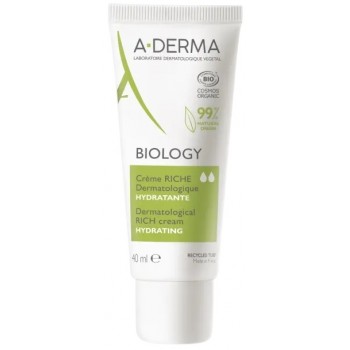 A-Derma Biology Crème riche dermatologique hydratante 40ml