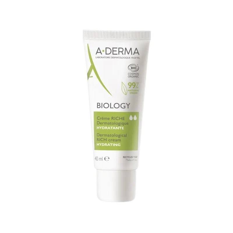 A-Derma Biology Crème riche dermatologique hydratante 40ml