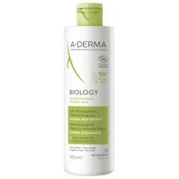 A-Derma Biology Lait démaquillant dermatologique hydra-nettoyant 200ml