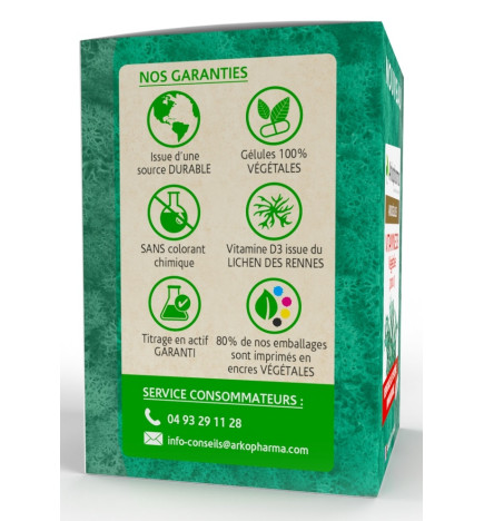 Arkogégules – Vitamine d3 végétale, 90 gélules