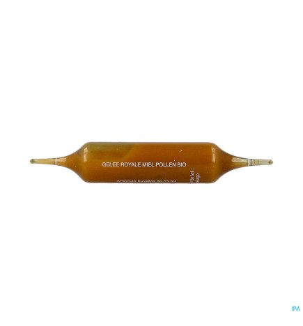 Super Diet – Gelée royale 3000mg miel pollen bio, 20 ampoules