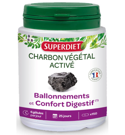 Super Diet Charbon Végétal x150 Gélules