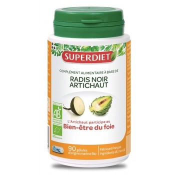 Super Diet Radis Noir Artichaut Bio x90 Gélules