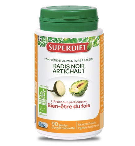 Super Diet Radis Noir Artichaut Bio x90 Gélules