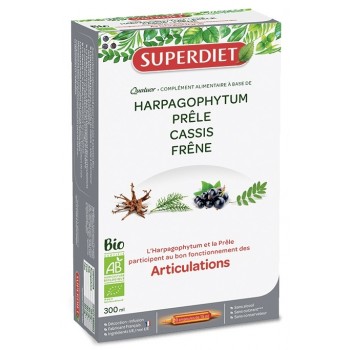 Super Diet Quatuor Prêle Articulations Bio x20 Ampoules