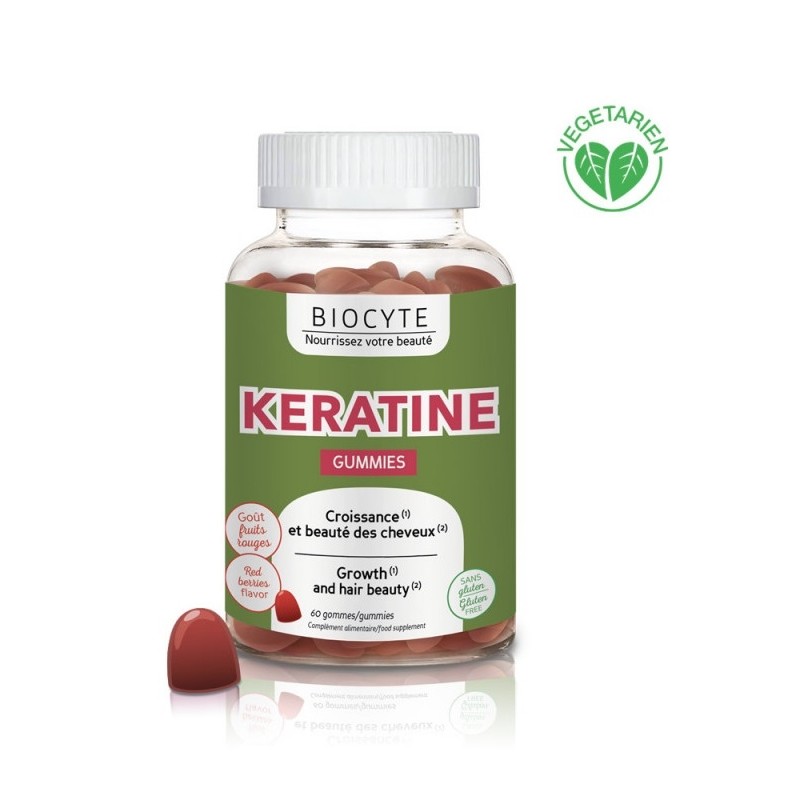 Biocyte Kératine x60 Gummies