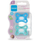 MAM – Comfort 2 Sucettes en Silicone 0 Mois et + Boîte de Stérilisation MAM – Comfort 2 Sucettes en Silicone 0 Mois et + Boîte de Stérilisation