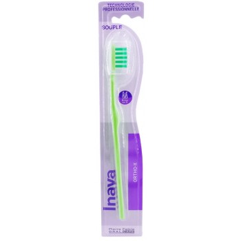 Inava Brosse à dents Ortho x Souple 20/100 Vert